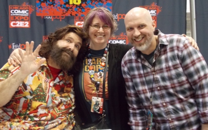 My partner and I with former professional wrestler, current comic book author, and all around social activist, Mick Foley. (C2E2 2014)
